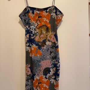 NWT Forever 21 asian tiger print dress Large